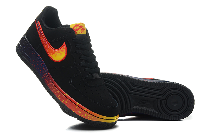 nike air force 1 - Negro Arcoiris