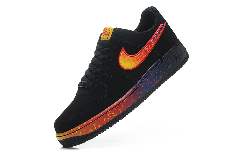 nike air force 1 - Negro Arcoiris
