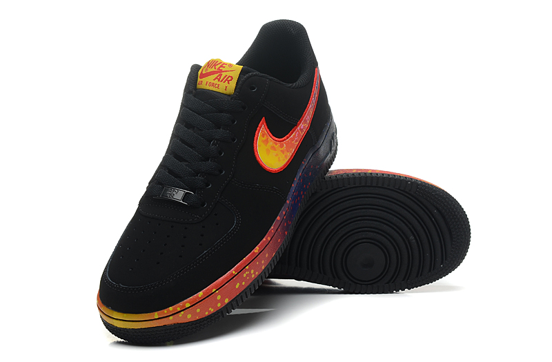 nike air force 1 - Negro Arcoiris