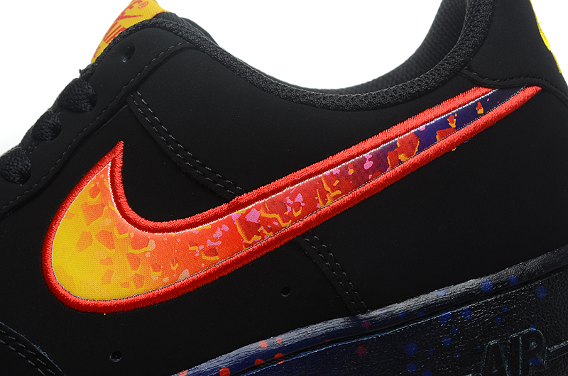 nike air force 1 - Negro Arcoiris
