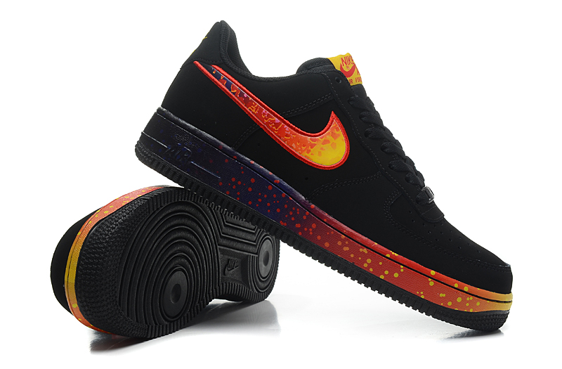 nike air force 1 - Negro Arcoiris