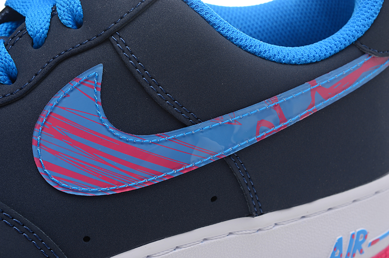 nike air force 1 - Azul Celeste Rosado