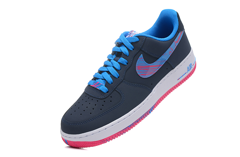 nike air force 1 - Azul Celeste Rosado