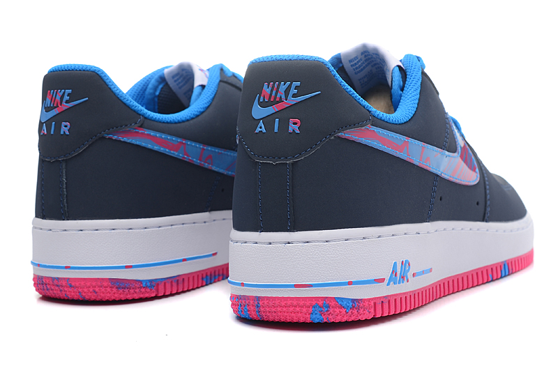 nike air force 1 - Azul Celeste Rosado