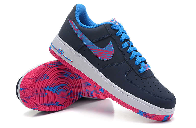 nike air force 1 - Azul Celeste Rosado