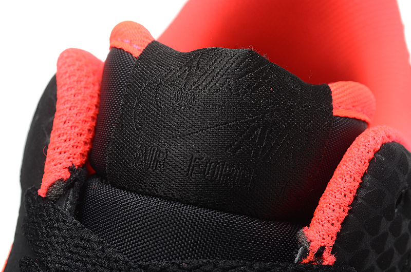 nike air force 1 - Negro Naranjo