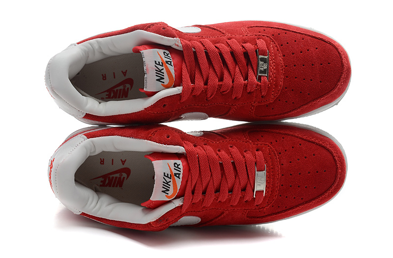 nike air force 1 - Rojo Blanco