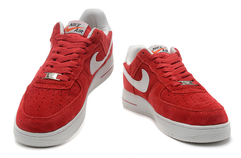 nike air force 1 - Rojo Blanco
