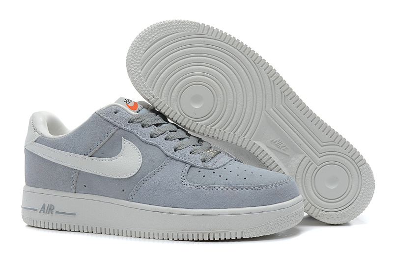 nike air force 1 - Gris Blanco
