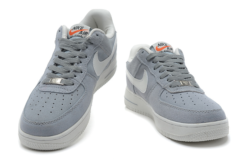 nike air force 1 - Gris Blanco