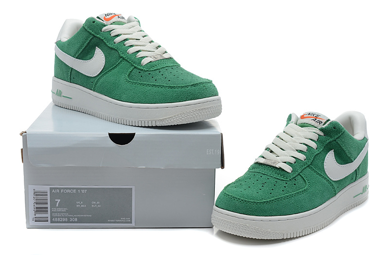 nike air force 1 - Verde Blanco