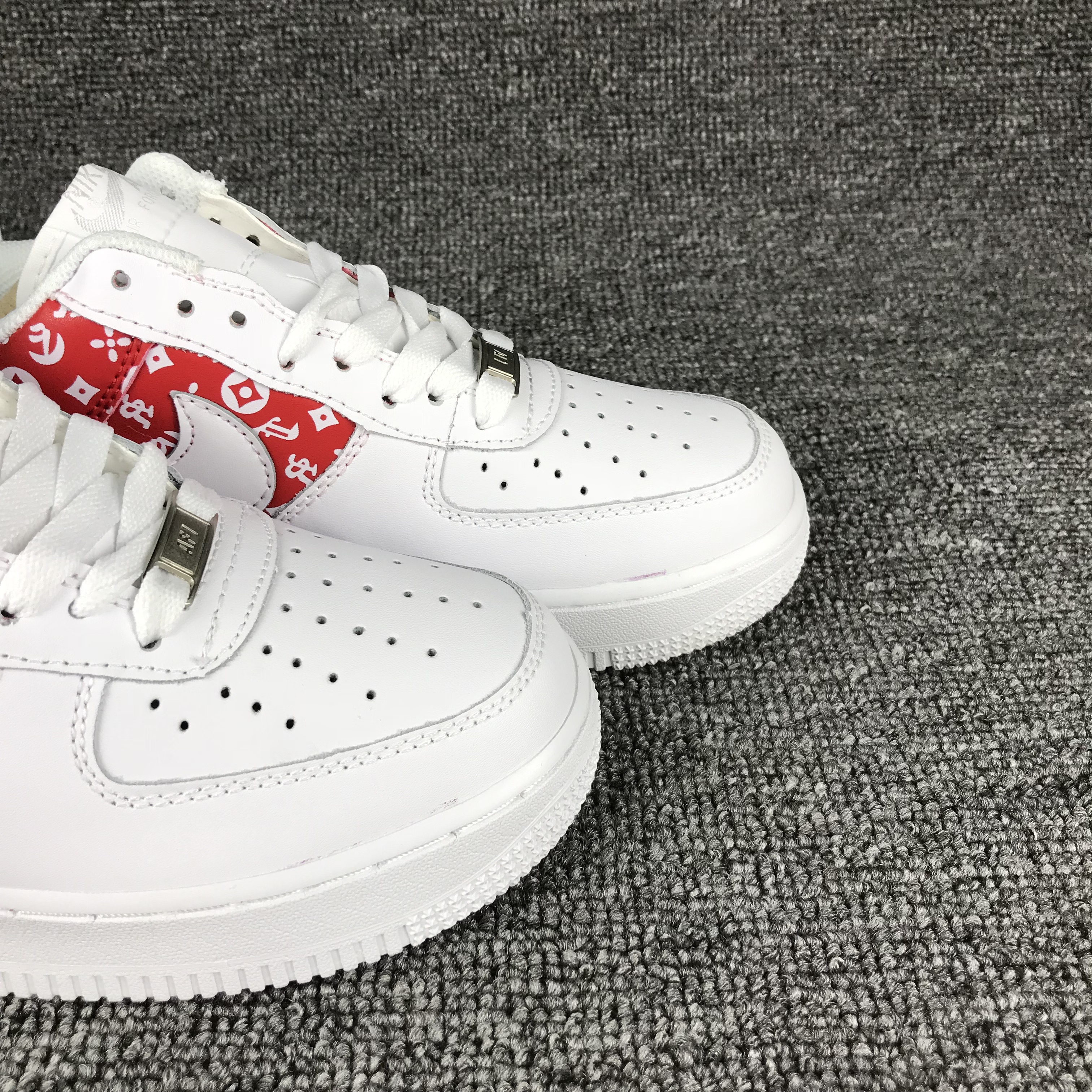 nike air force 1 - Blanco Rojo