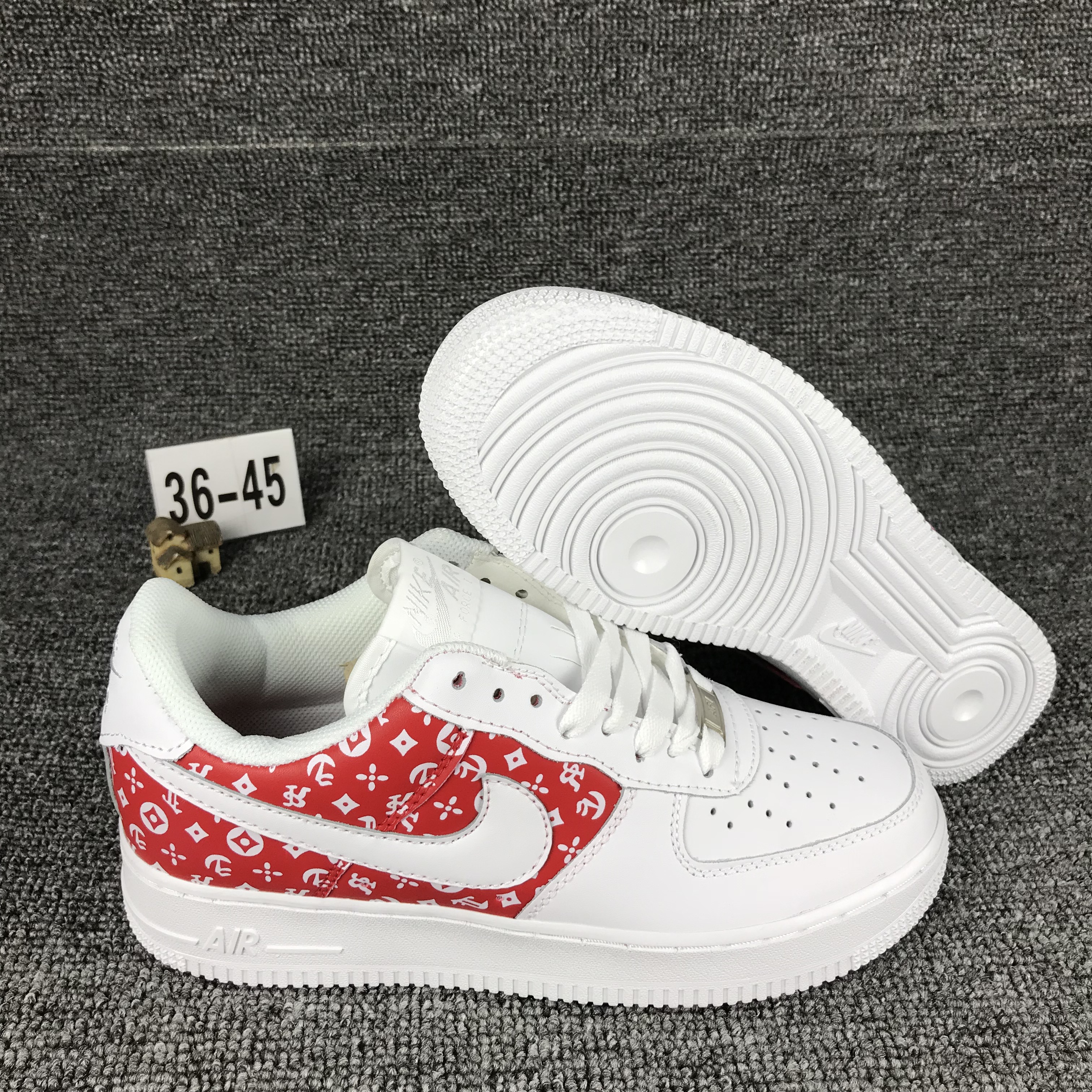 nike air force 1 - Blanco Rojo