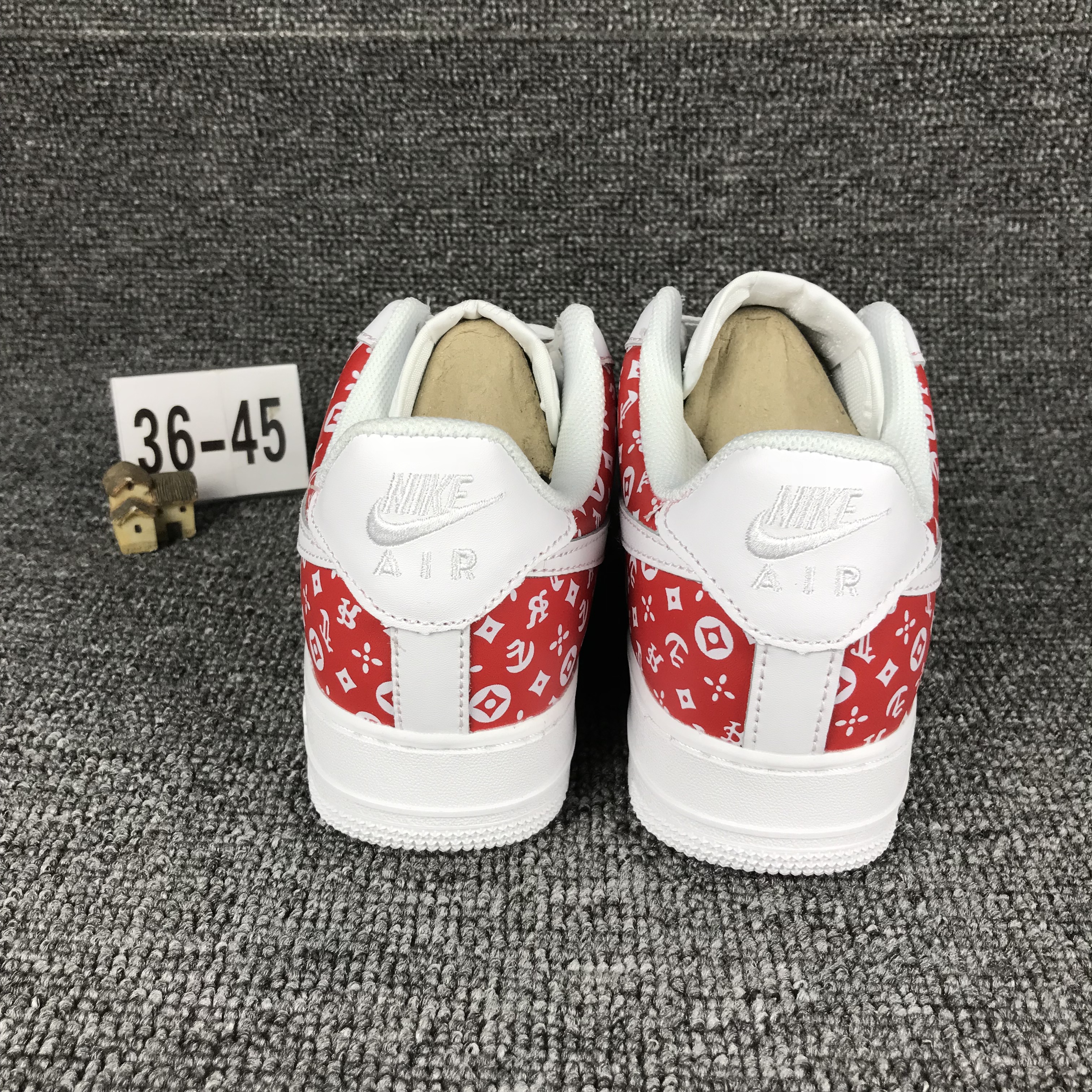 nike air force 1 - Blanco Rojo