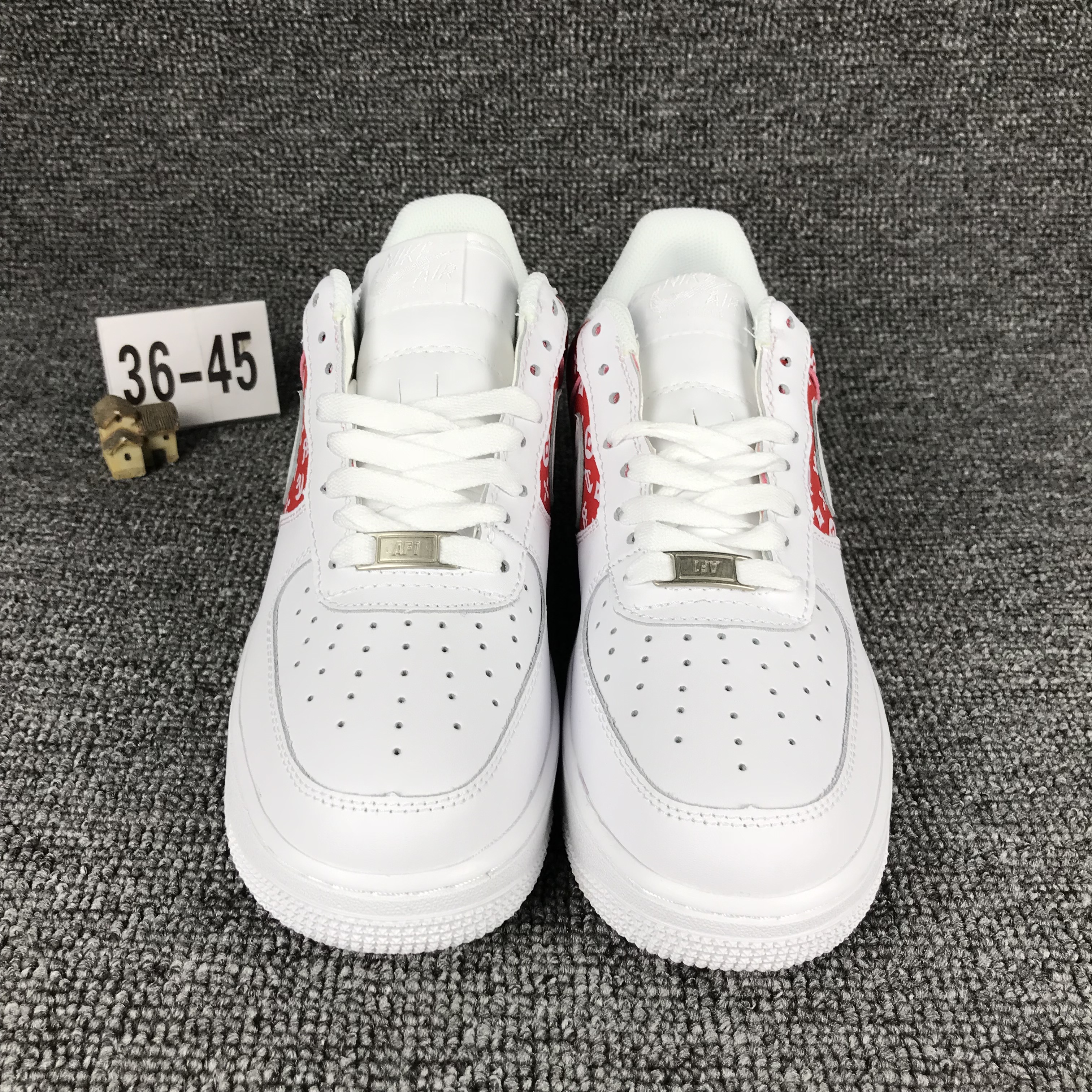 nike air force 1 - Blanco Rojo
