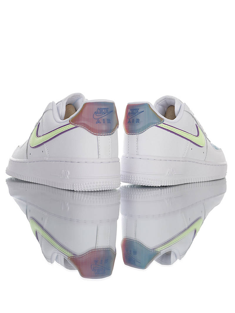 nike air force 1 - Blanco Verde Arcoiris