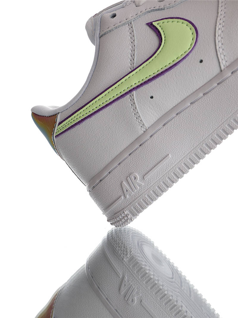 nike air force 1 - Blanco Verde Arcoiris