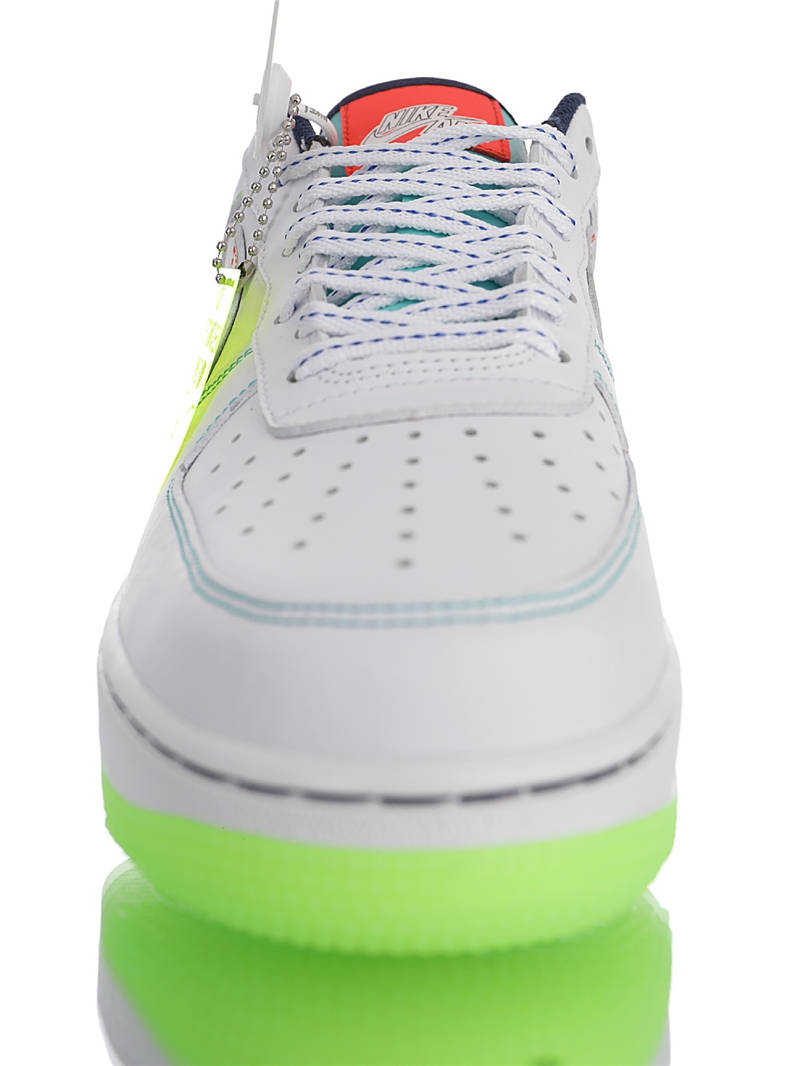nike air force 1 - Blanco Azul Rojo