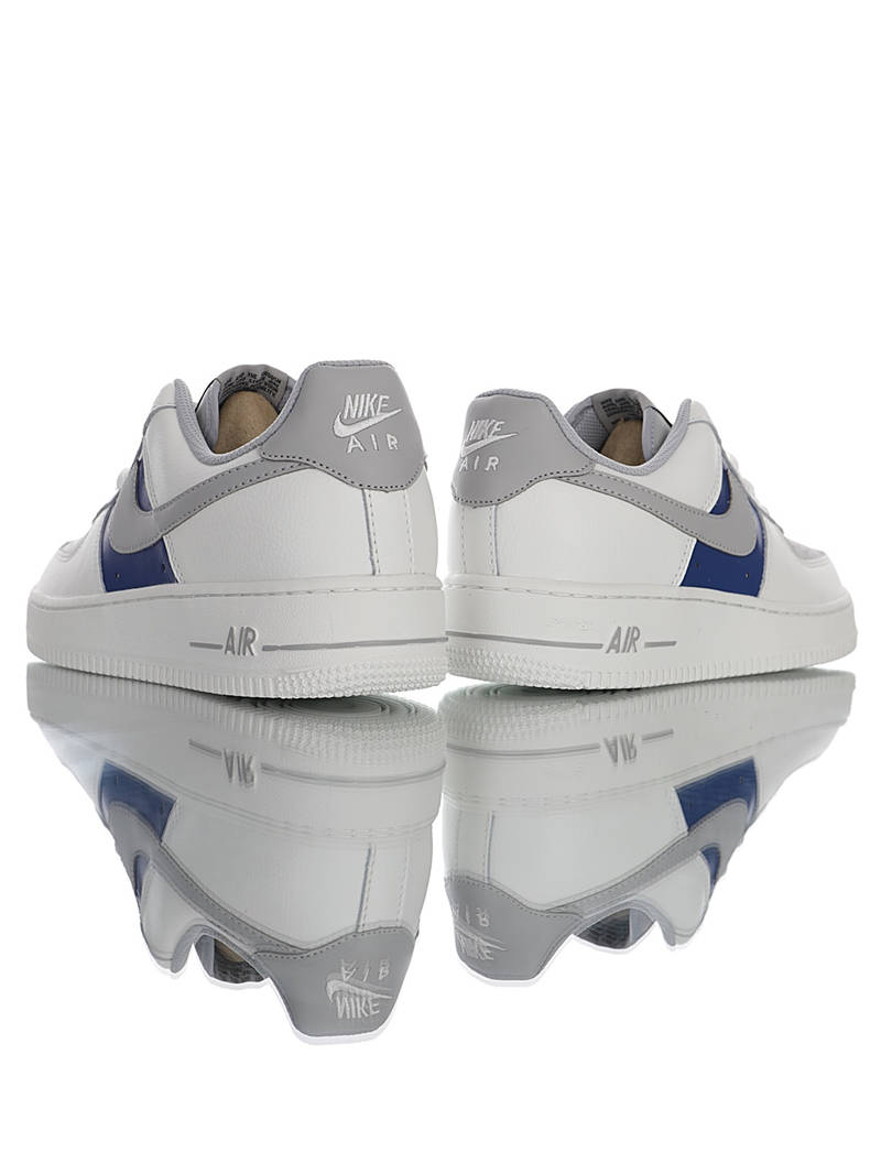 nike air force 1 - Blanco Azul Gris
