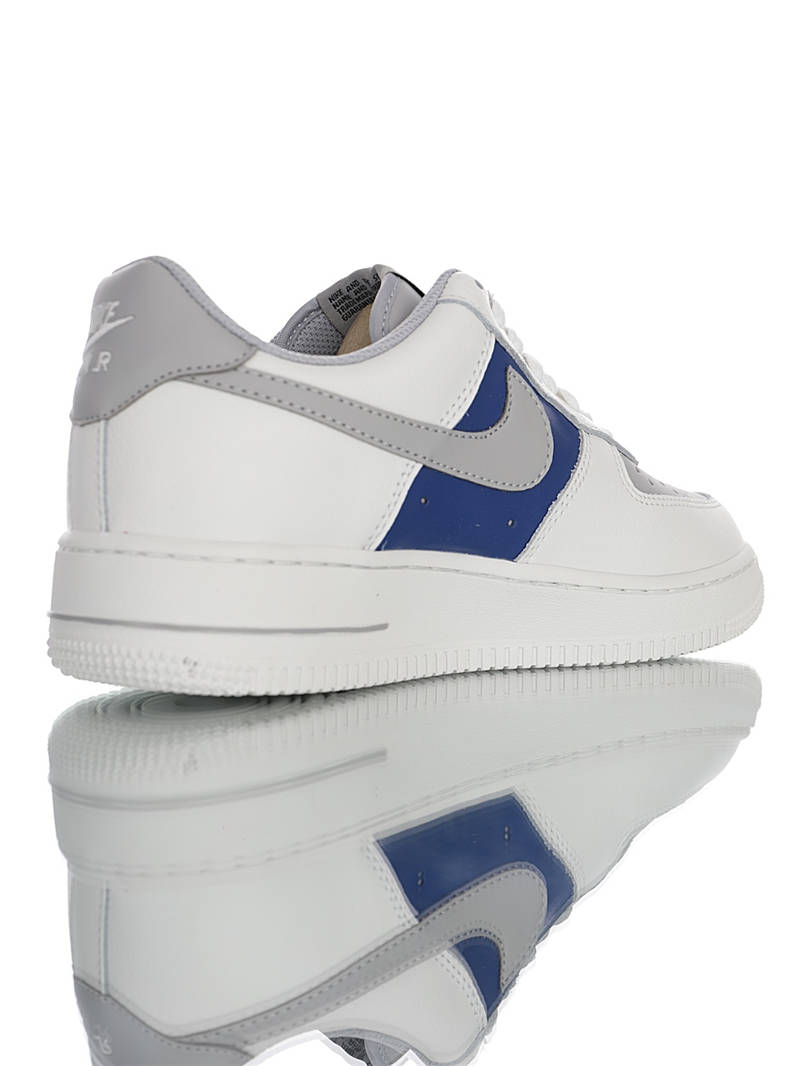 nike air force 1 - Blanco Azul Gris
