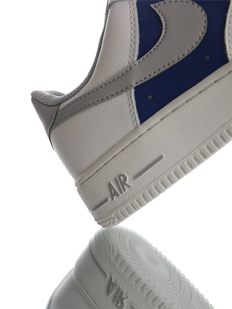 nike air force 1 - Blanco Azul Gris