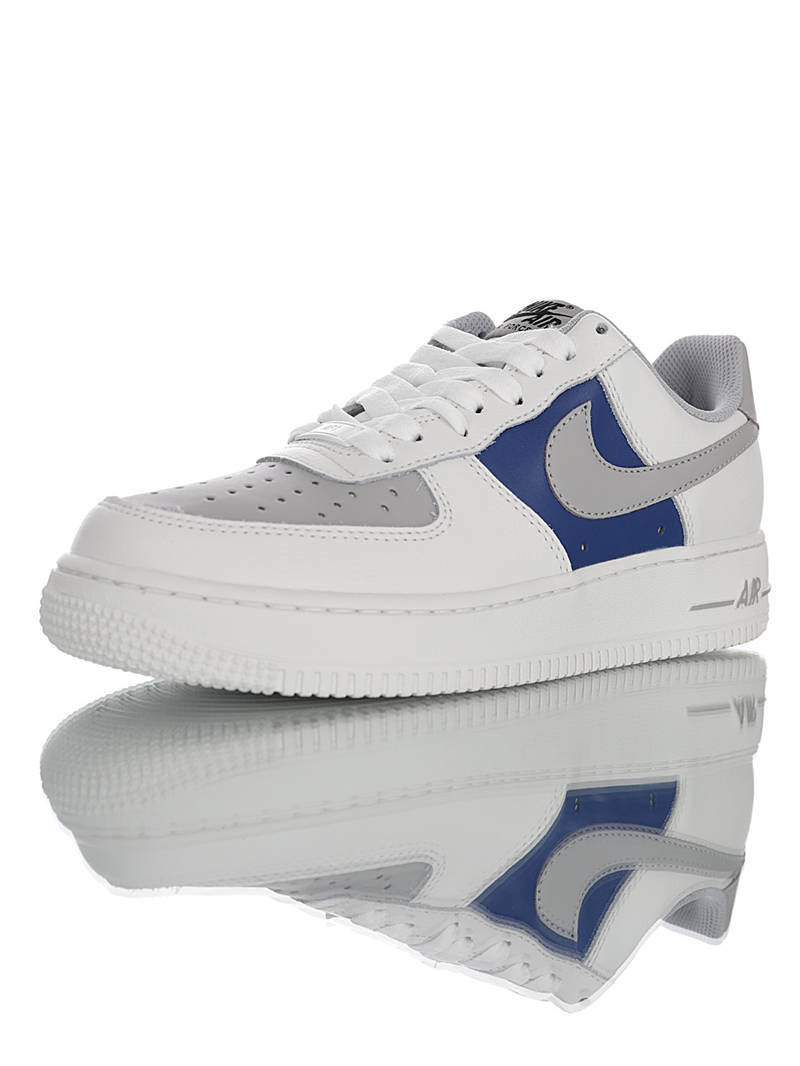 nike air force 1 - Blanco Azul Gris