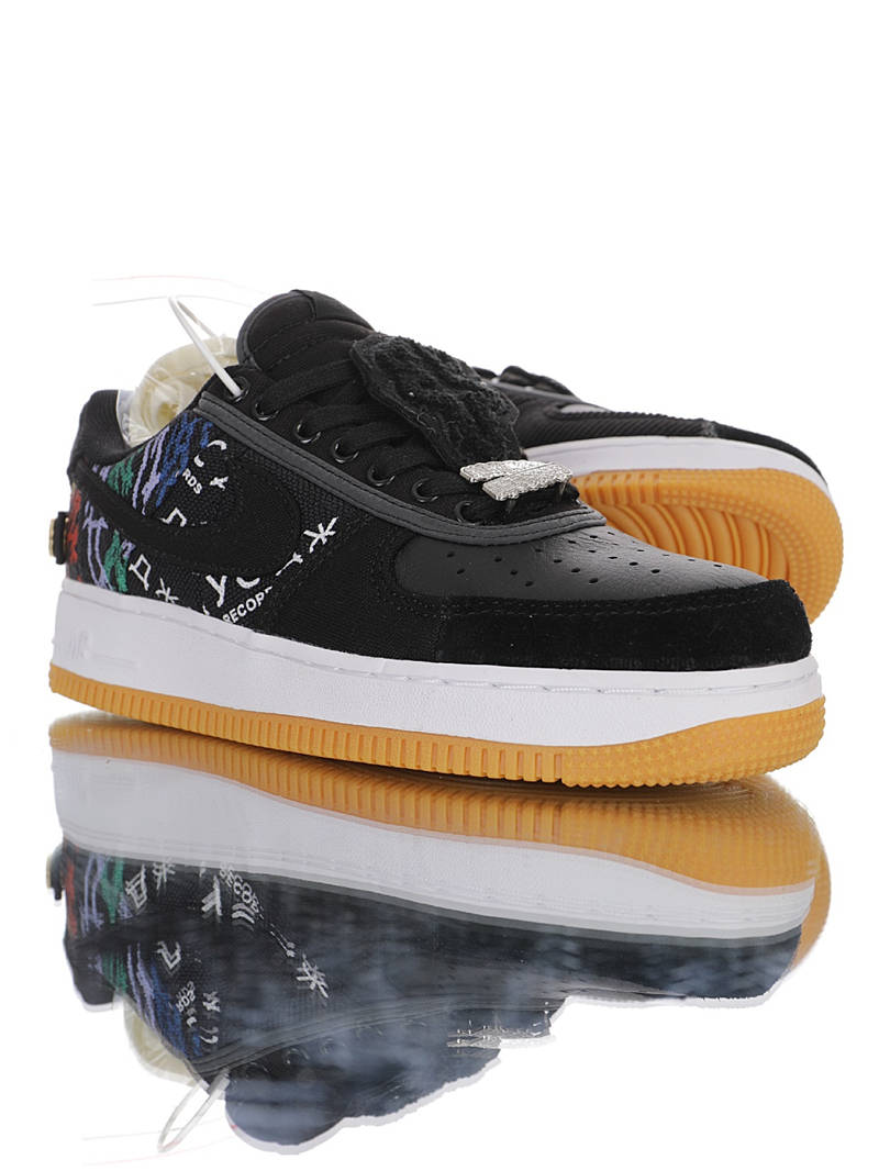 nike air force 1 - Negro Blanco Rojo Verde Dorado