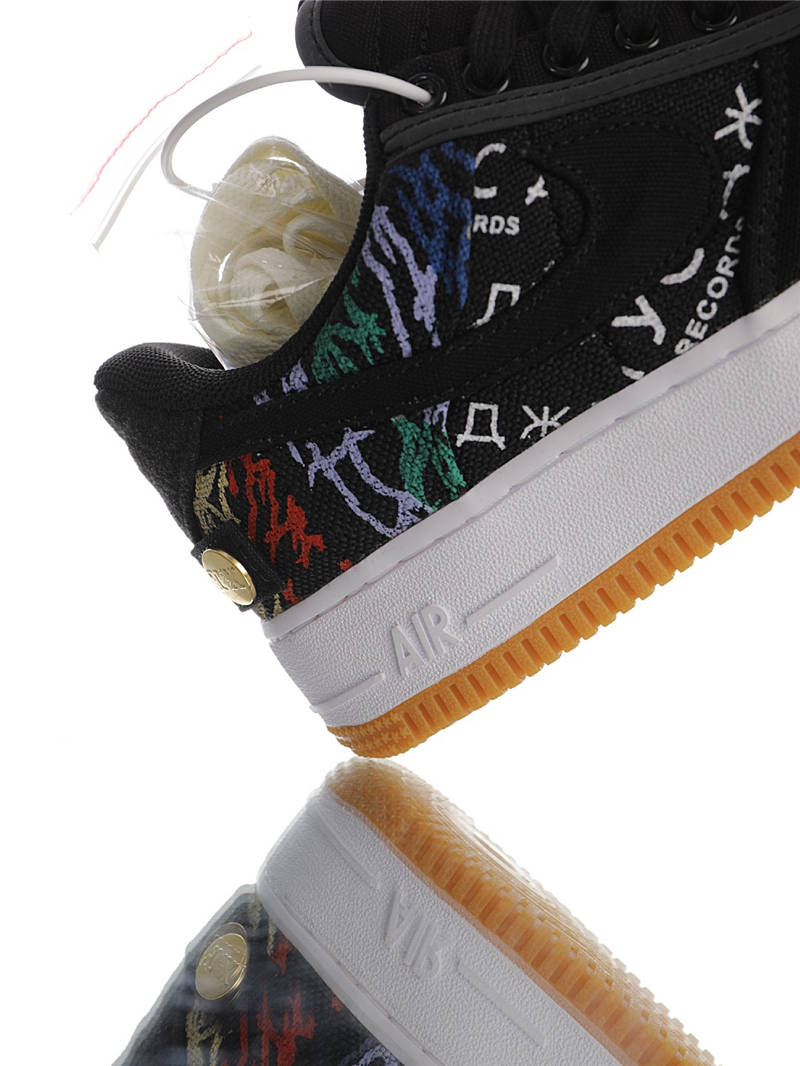 nike air force 1 - Negro Blanco Rojo Verde Dorado