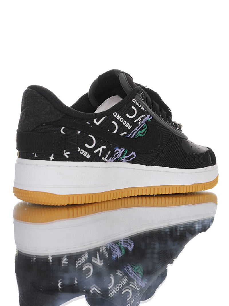 nike air force 1 - Negro Blanco Rojo Verde Dorado