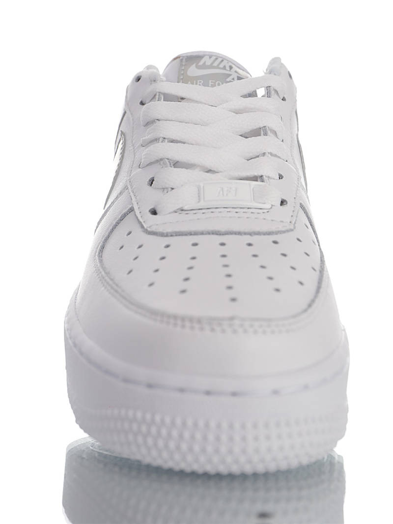 nike air force 1 - Blanco Plateado