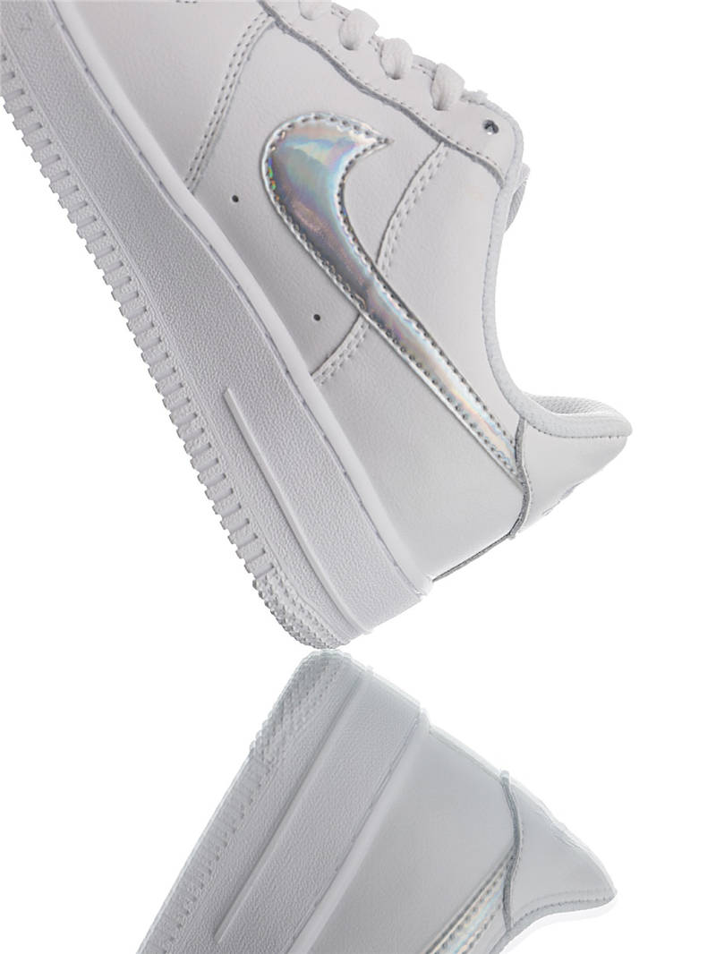 nike air force 1 - Blanco Plateado