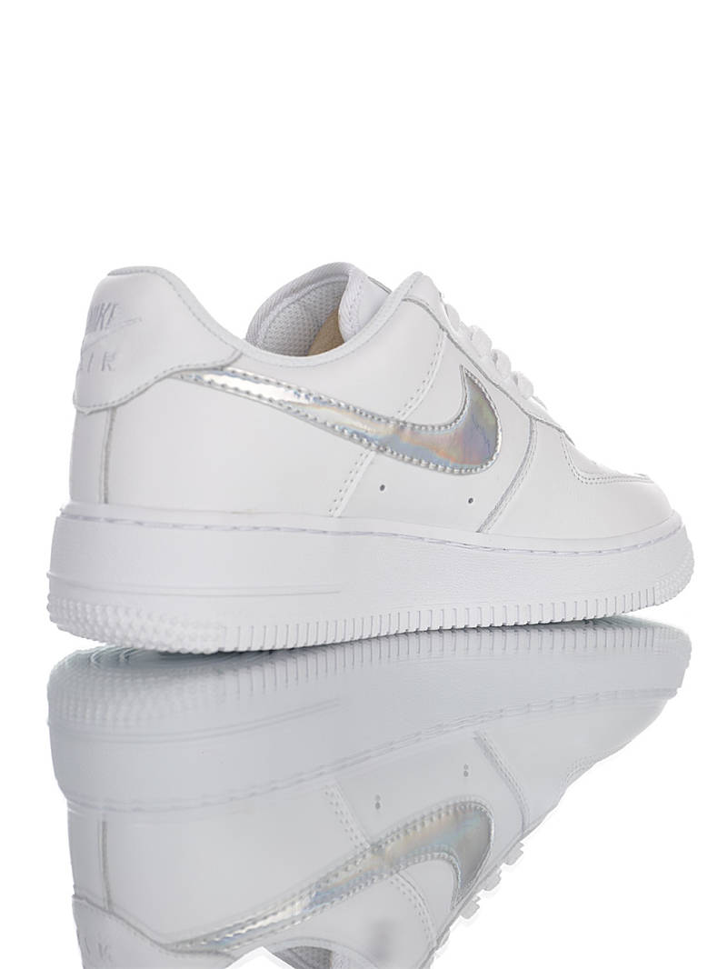 nike air force 1 - Blanco Plateado