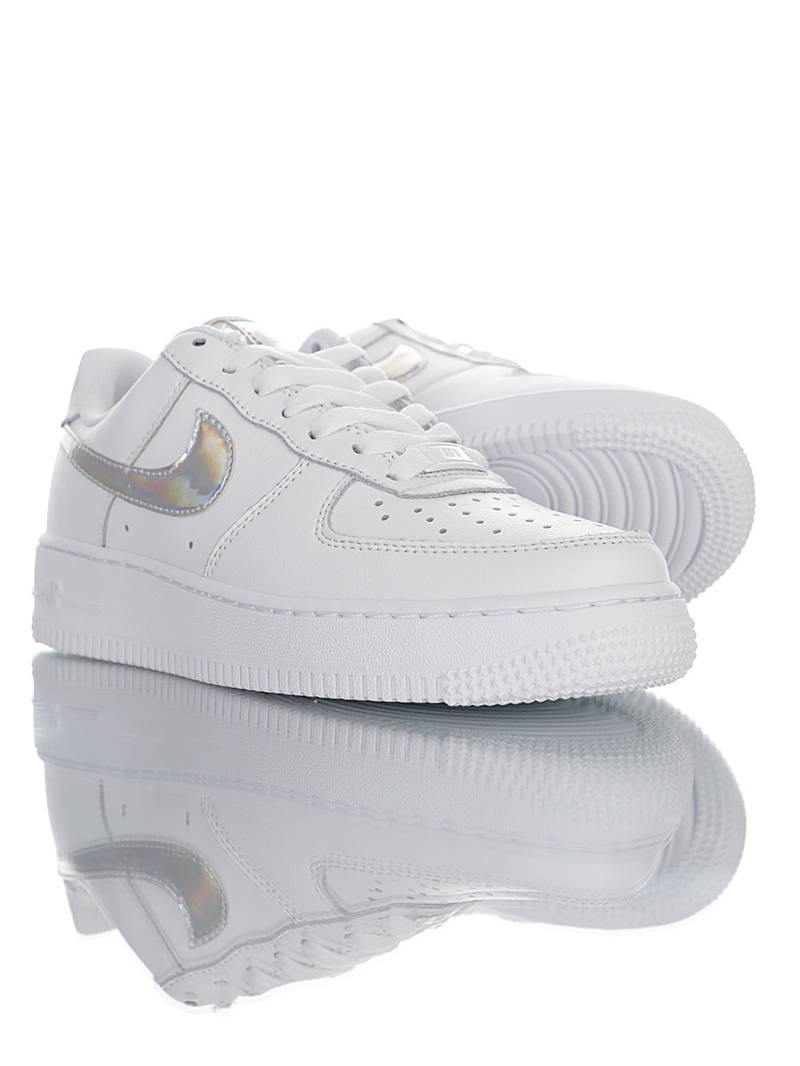 nike air force 1 - Blanco Plateado