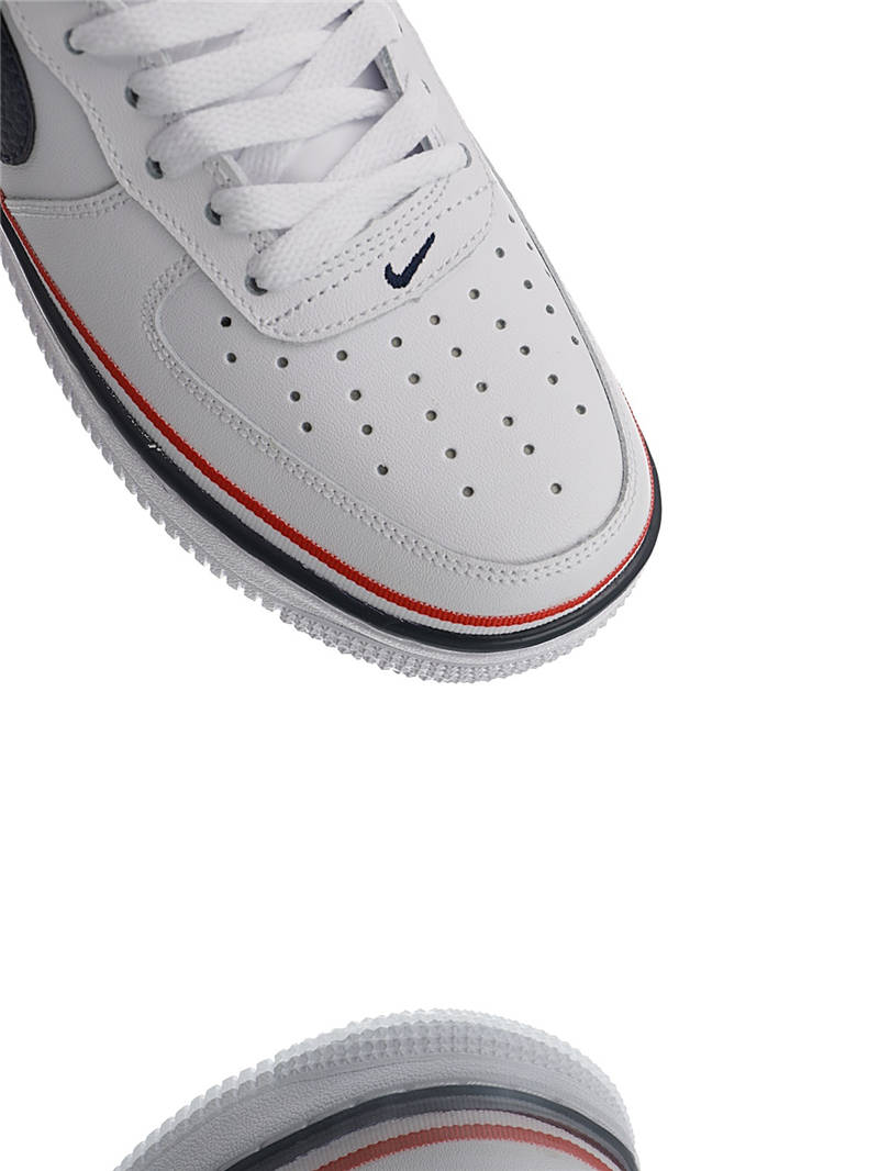 nike air force 1 - Blanco Azul Rojo