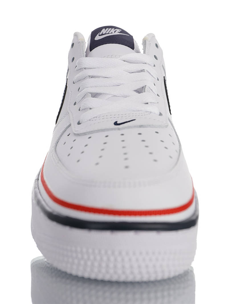 nike air force 1 - Blanco Azul Rojo