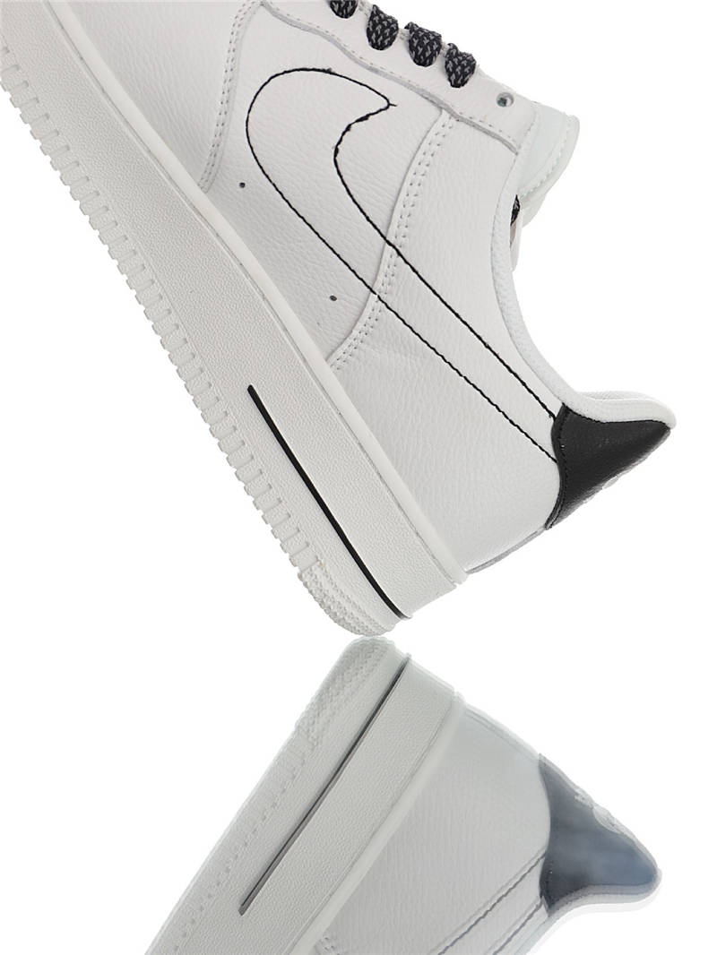 nike air force 1 - Blanco Negro Rojo