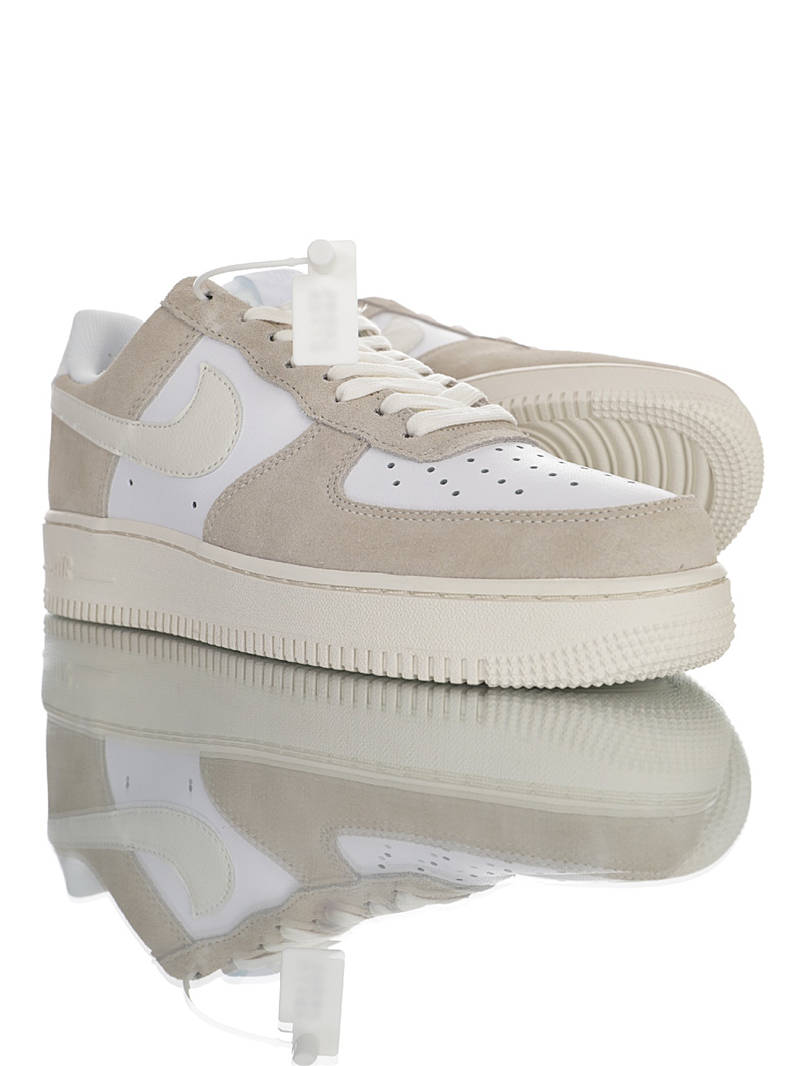 nike air force 1 - Blanco Gris Vainilla