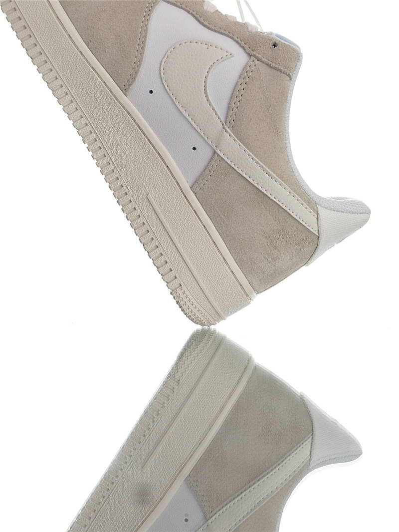 nike air force 1 - Blanco Gris Vainilla