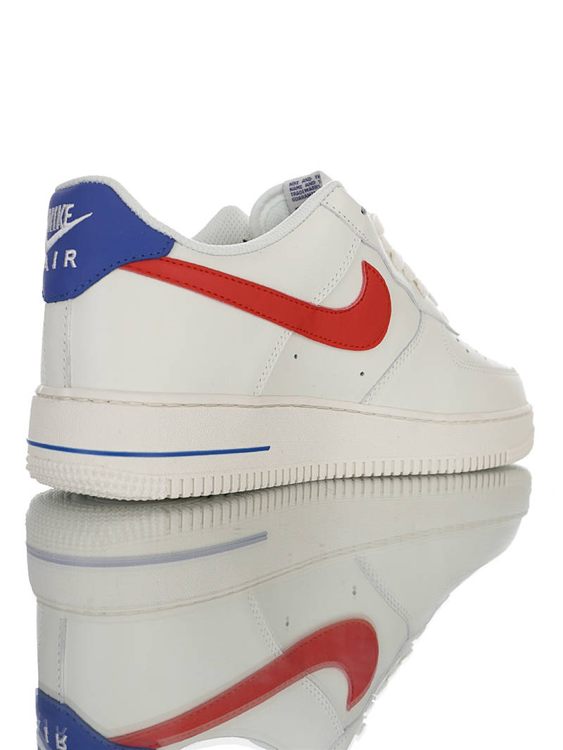 nike air force 1 - Blanco Rojo Azul