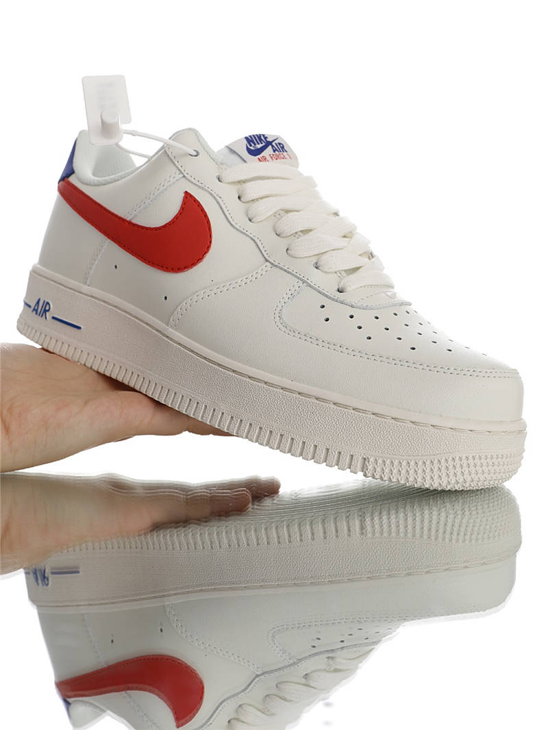 nike air force 1 - Blanco Rojo Azul