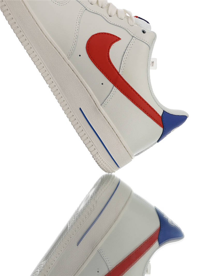 nike air force 1 - Blanco Rojo Azul