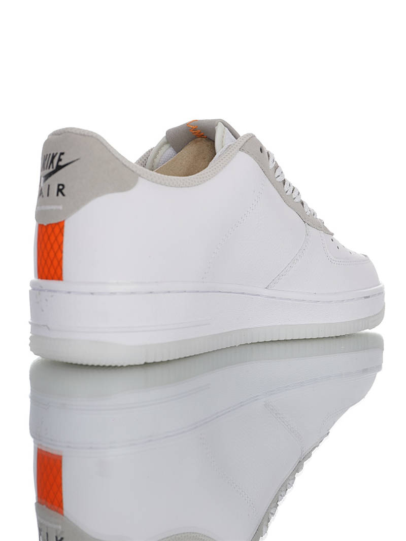 nike air force 1 - Blanco Gris Naranjo