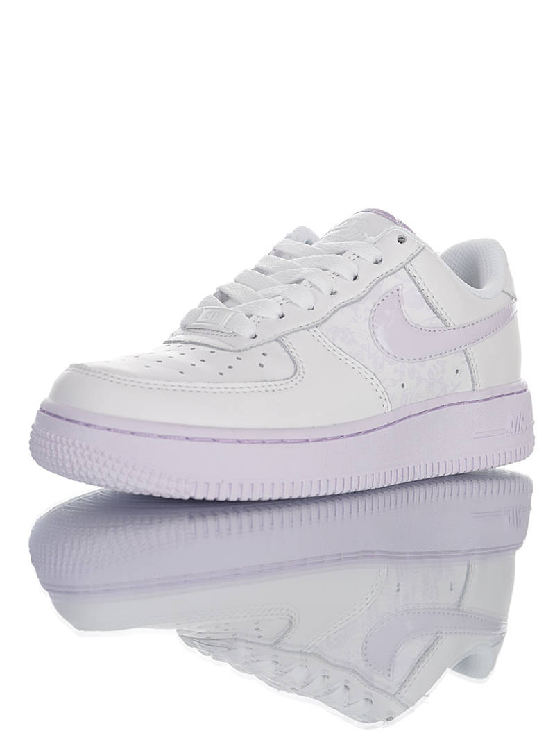 nike air force 1 - Blanco Morado