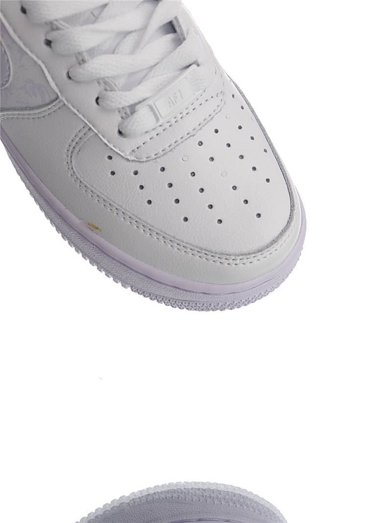 nike air force 1 - Blanco Morado
