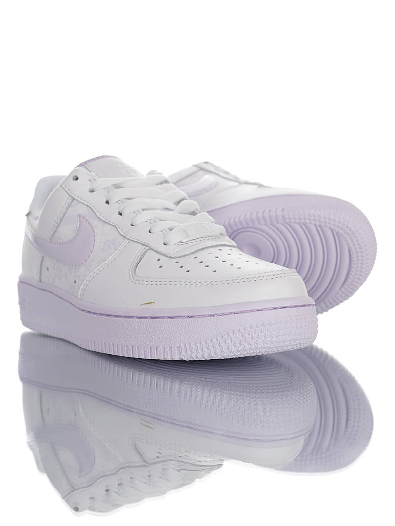 nike air force 1 - Blanco Morado