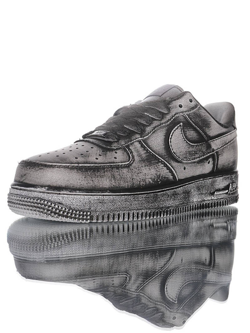 nike air force 1 - Negro Gris