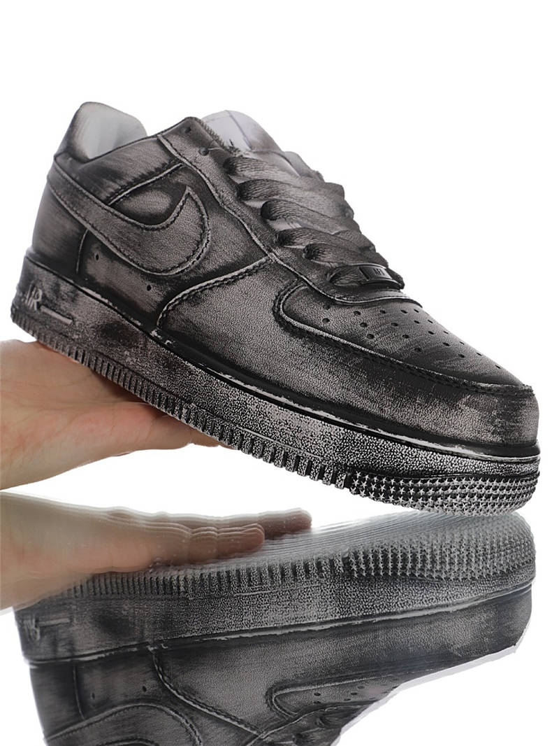 nike air force 1 - Negro Gris