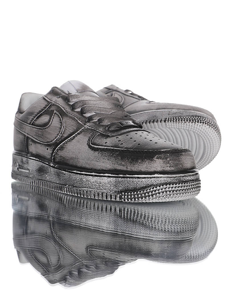 nike air force 1 - Negro Gris