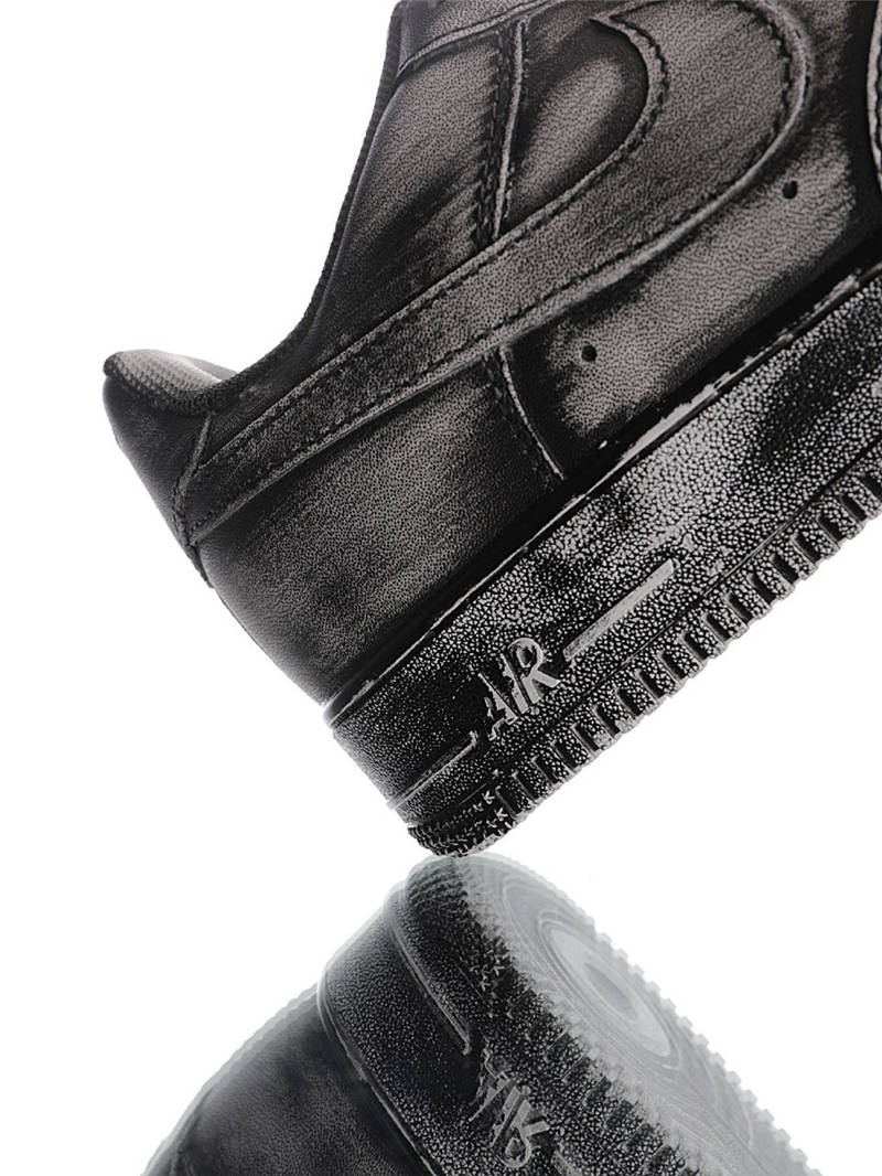 nike air force 1 - Negro Gris
