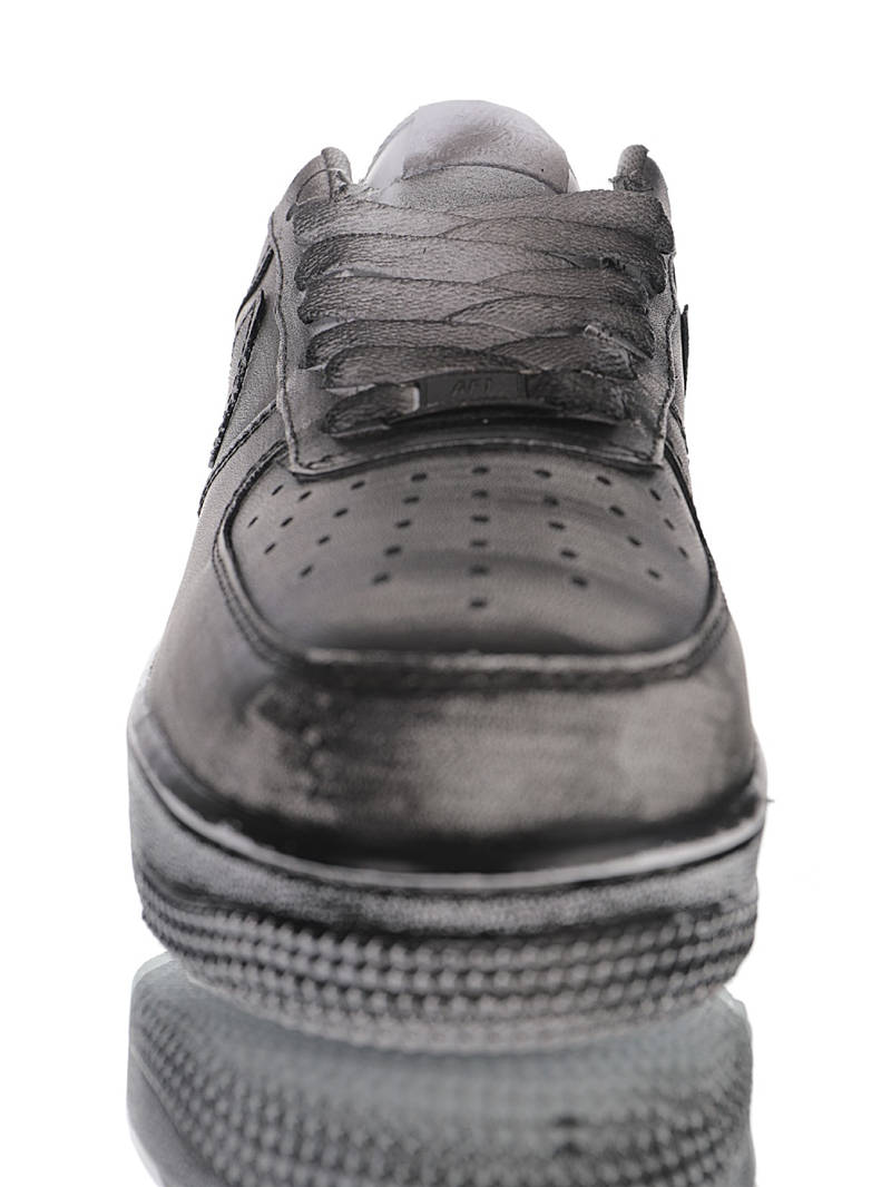 nike air force 1 - Negro Gris